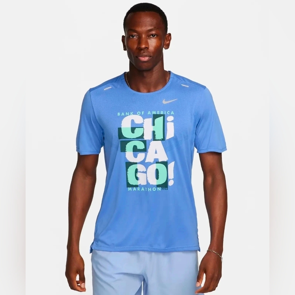 NWT Nike Dri-FIT Rise 365 BOA Chicago Marathon Men’s FD2689 Running Top Small